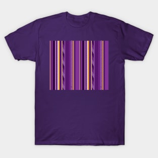 Purple Funky Stripes T-Shirt